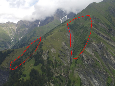 (c) Büro Alpe Les couloirs d'avalanche